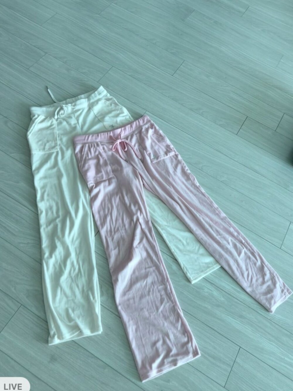 Juicy Couture Rhinestone Velvet Pants